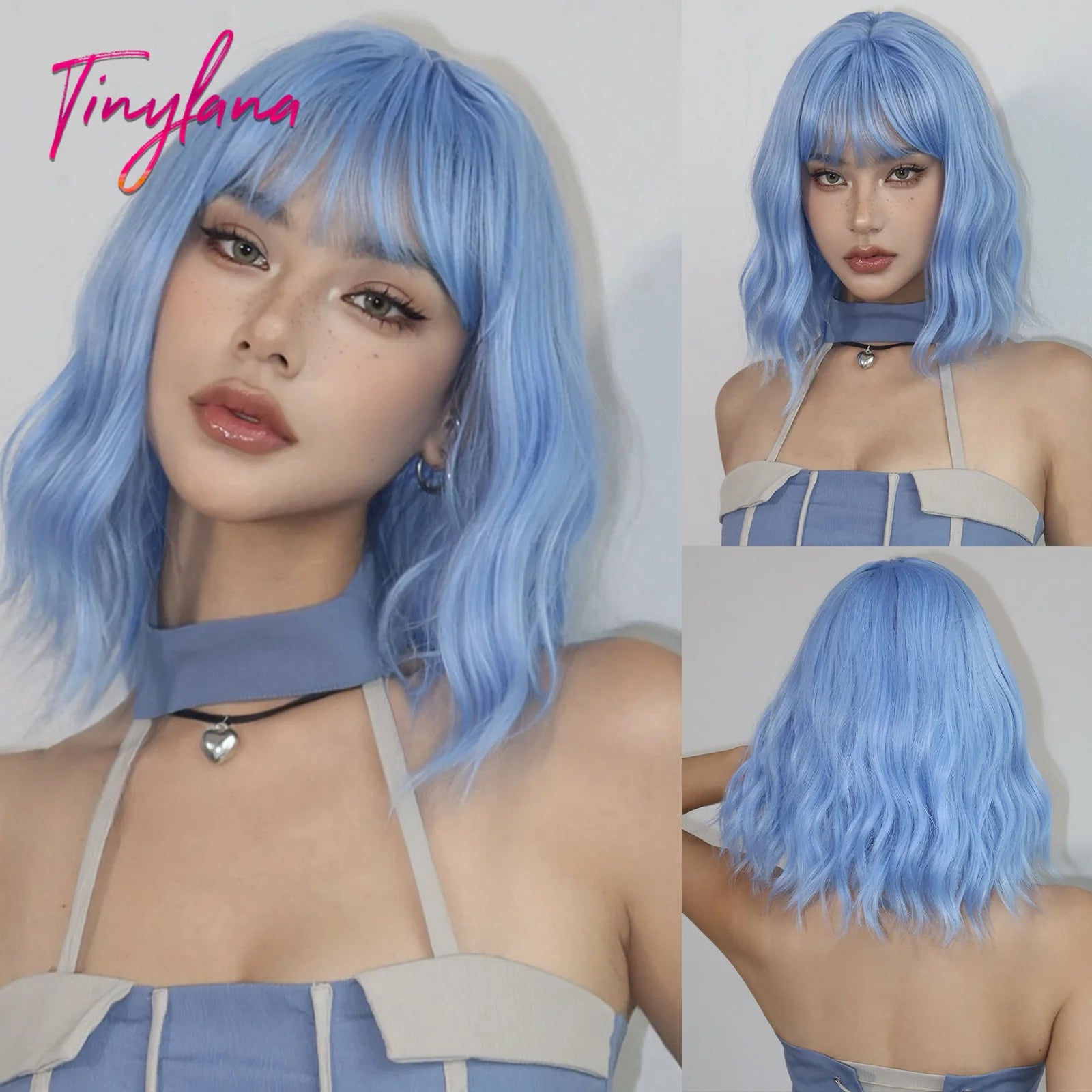 Short  Wavy Synthetic Wigs
