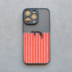 Artistic  Cat Striped Pattern Phone Case For iPhone
