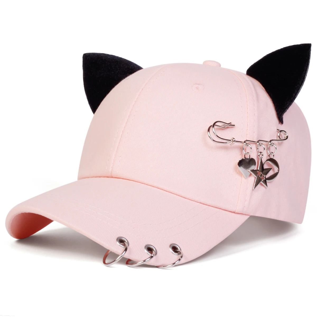 Cat Ear Pin  Baseball Cap