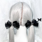 Y2K Gothic Harajuku Lace Bow Hair Clips
