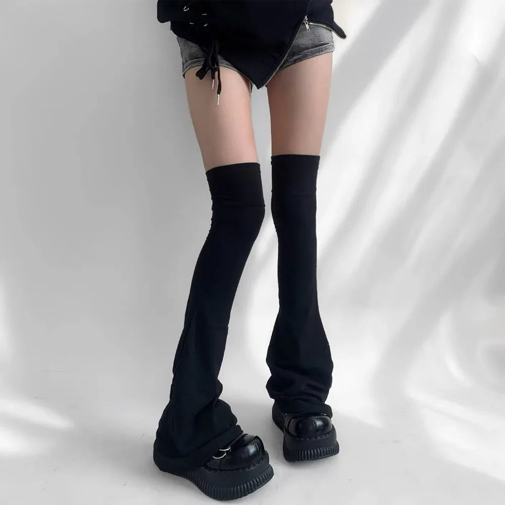 Y2k Punk Over Knee Socks