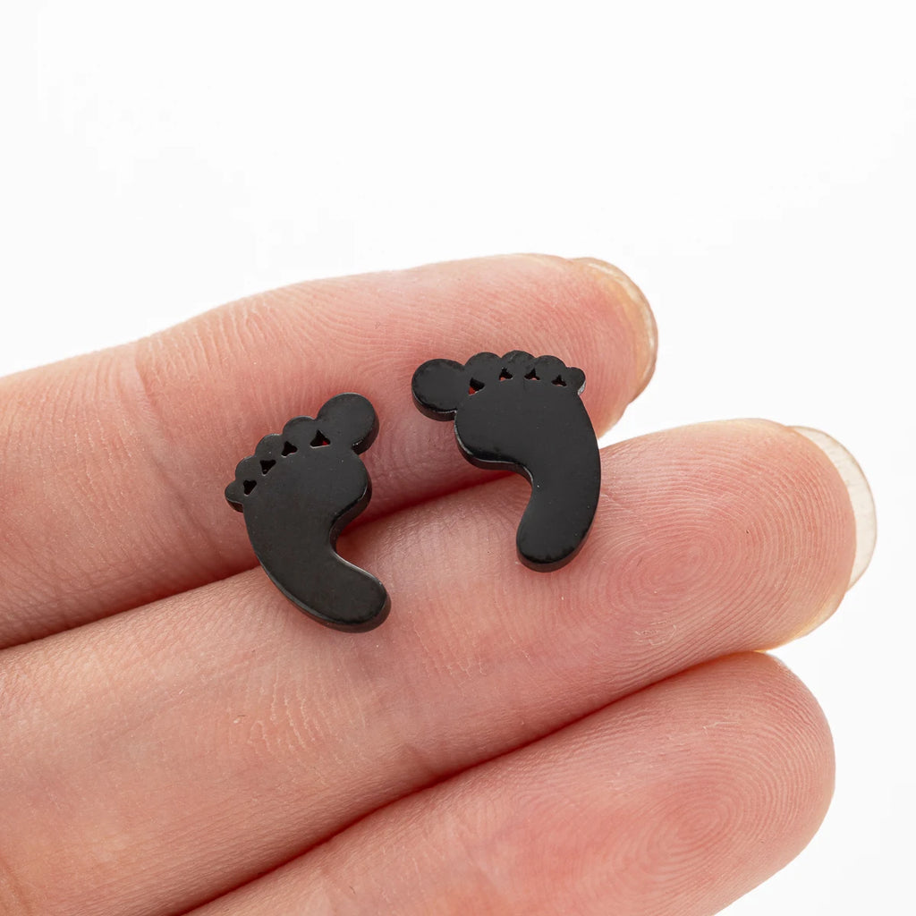 Cute Tiny Dog Paw Earrings