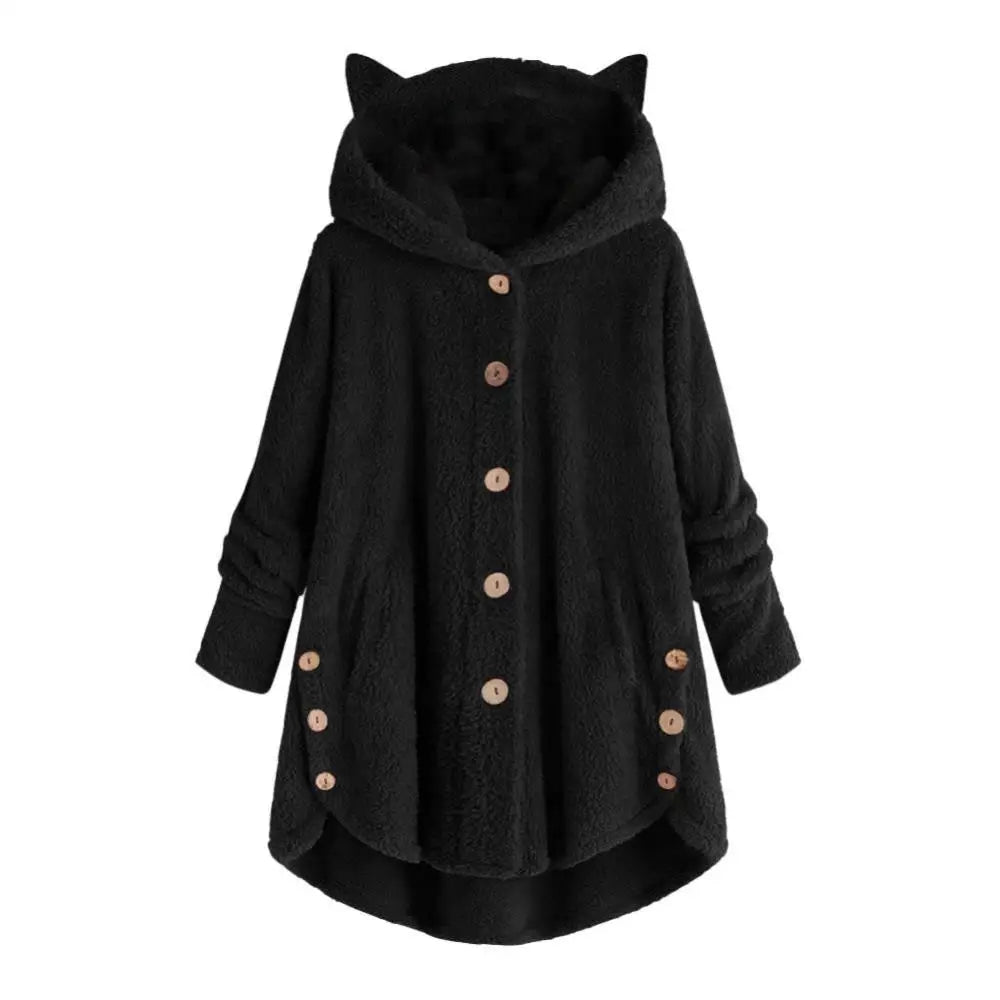 Cat's Ears Fleece Hoodie
