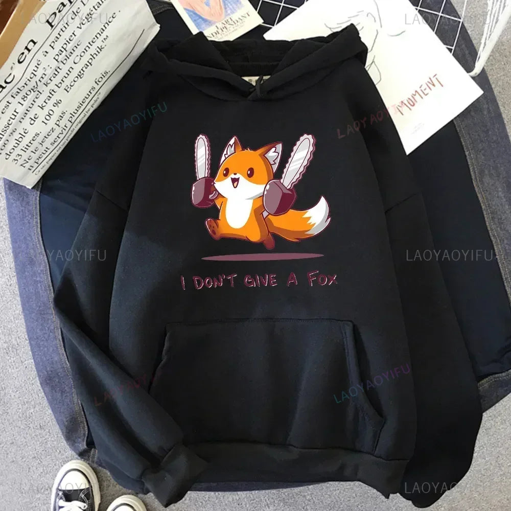 Cute I Don't Give A FoxHoodie