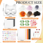 31 Pcs Therian Mask diy Kit