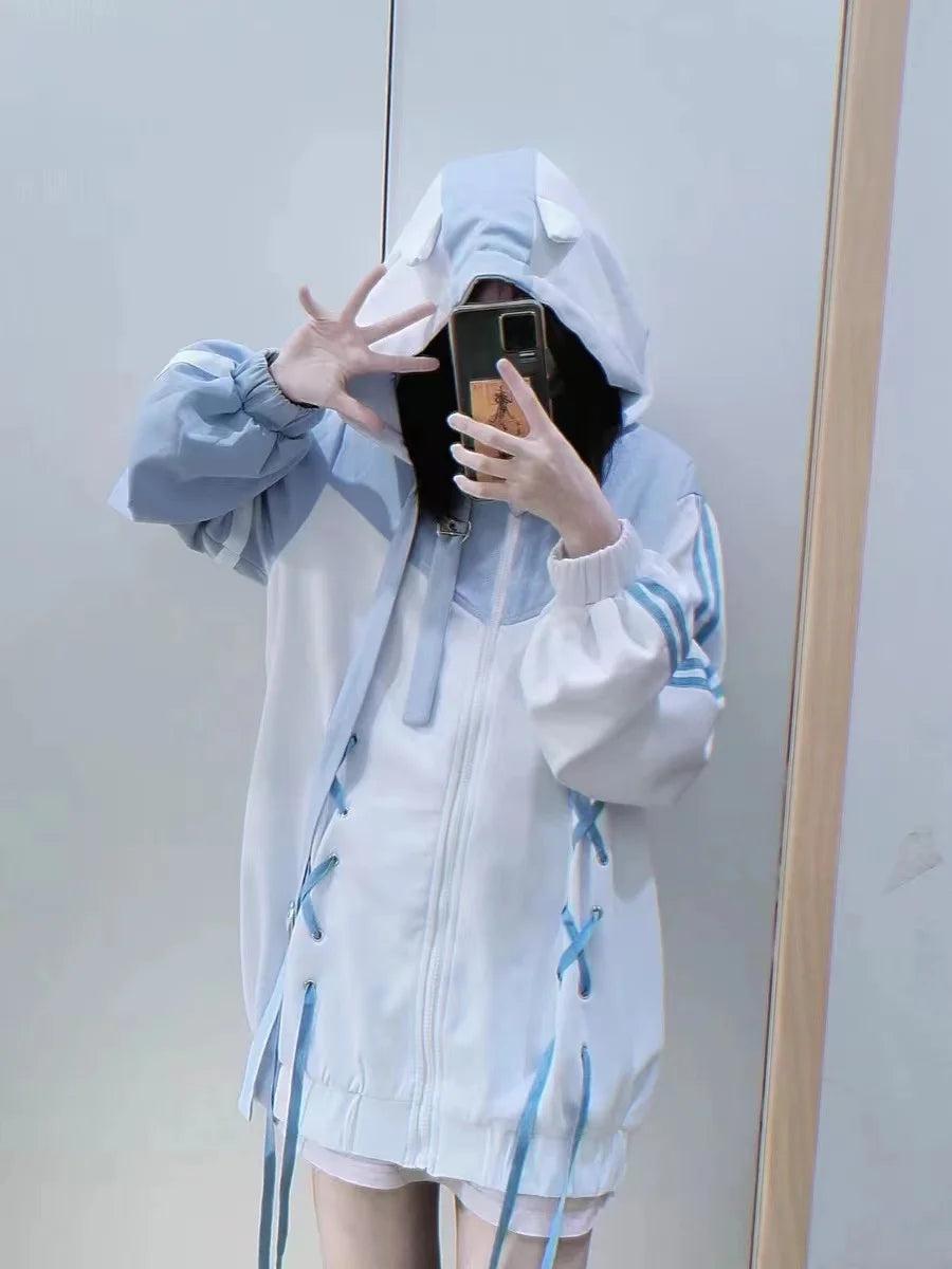 Y2K kawaii Oversized Hoodie