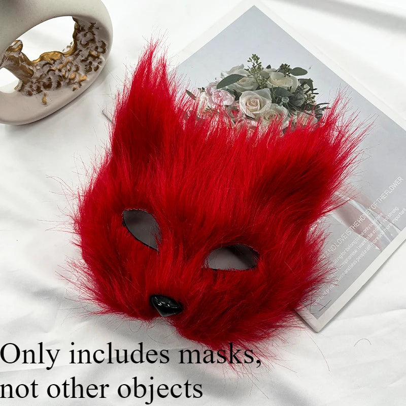 Long Hair Fox Mask