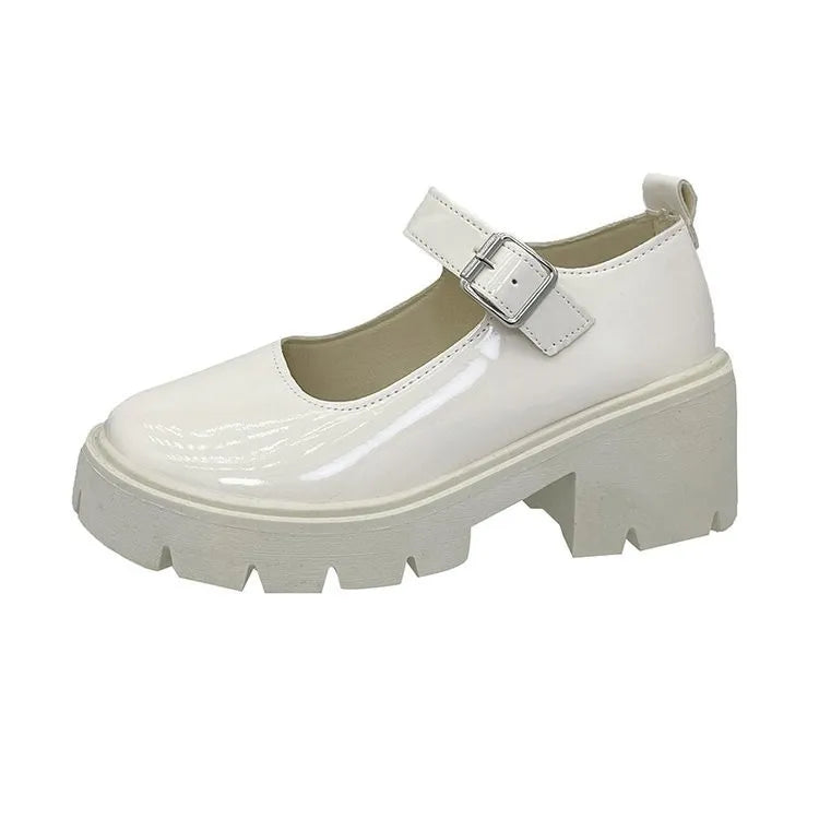 British styls Thick soled shoe