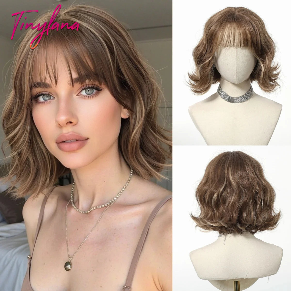 Short  Wavy Synthetic Wigs