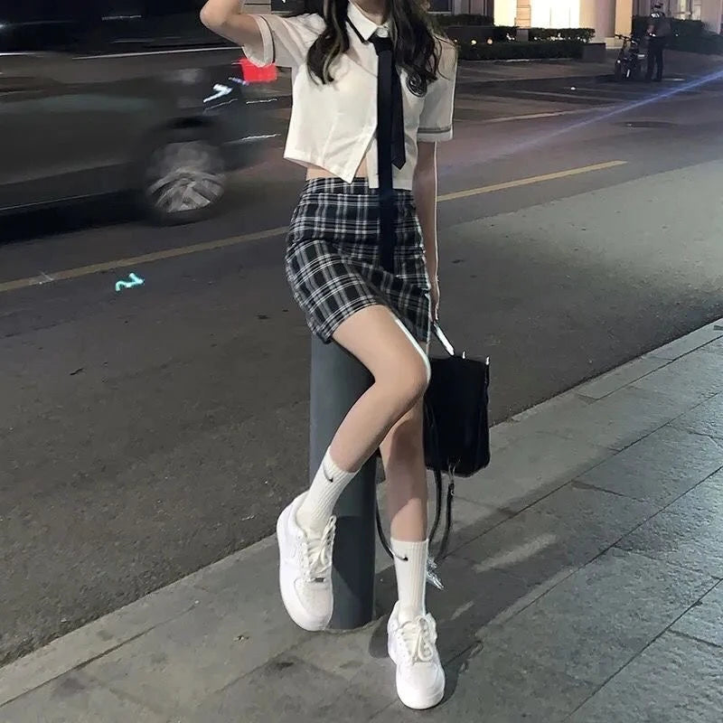 Two-piece Set Japanese Korean Style College School Uniform
