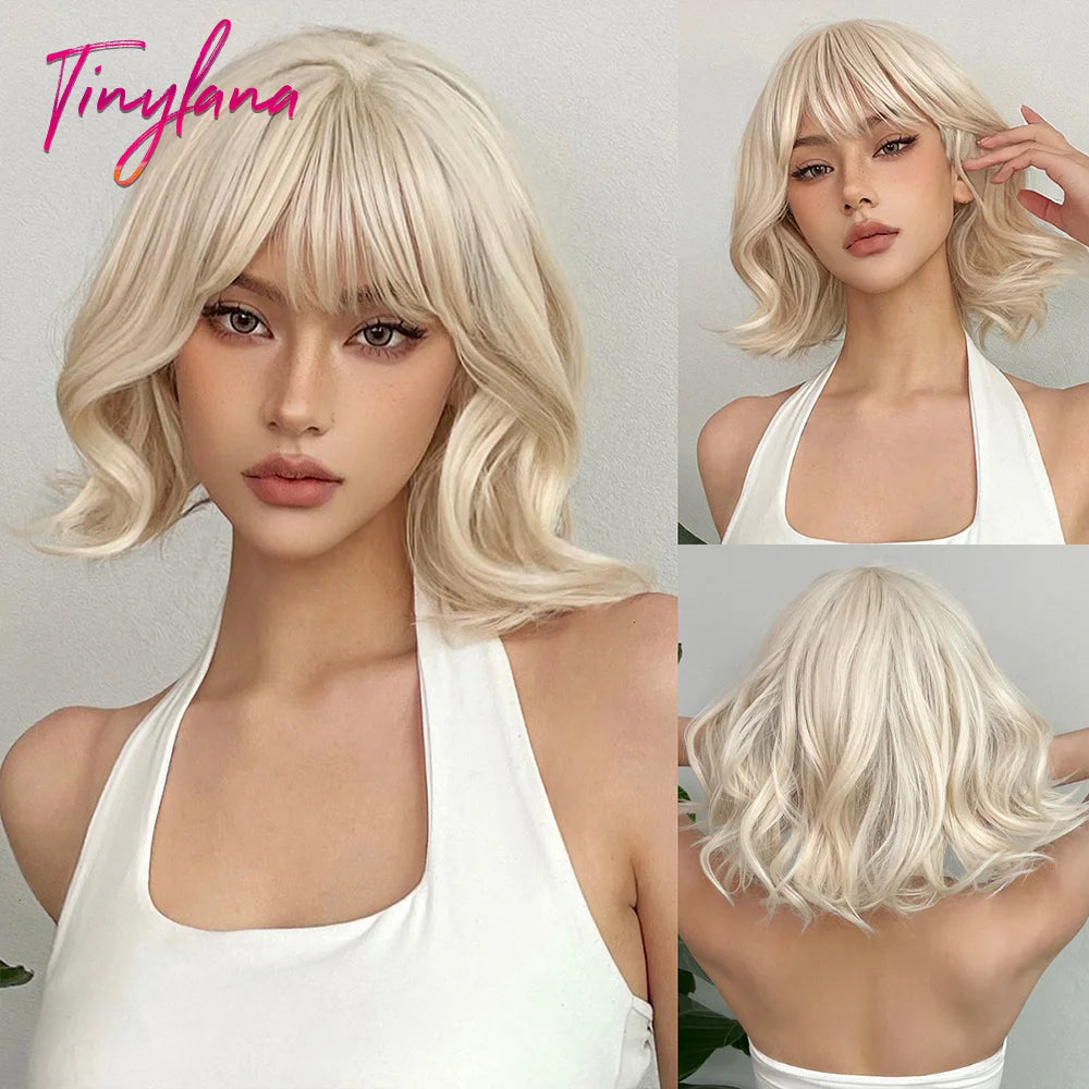 Short  Wavy Synthetic Wigs