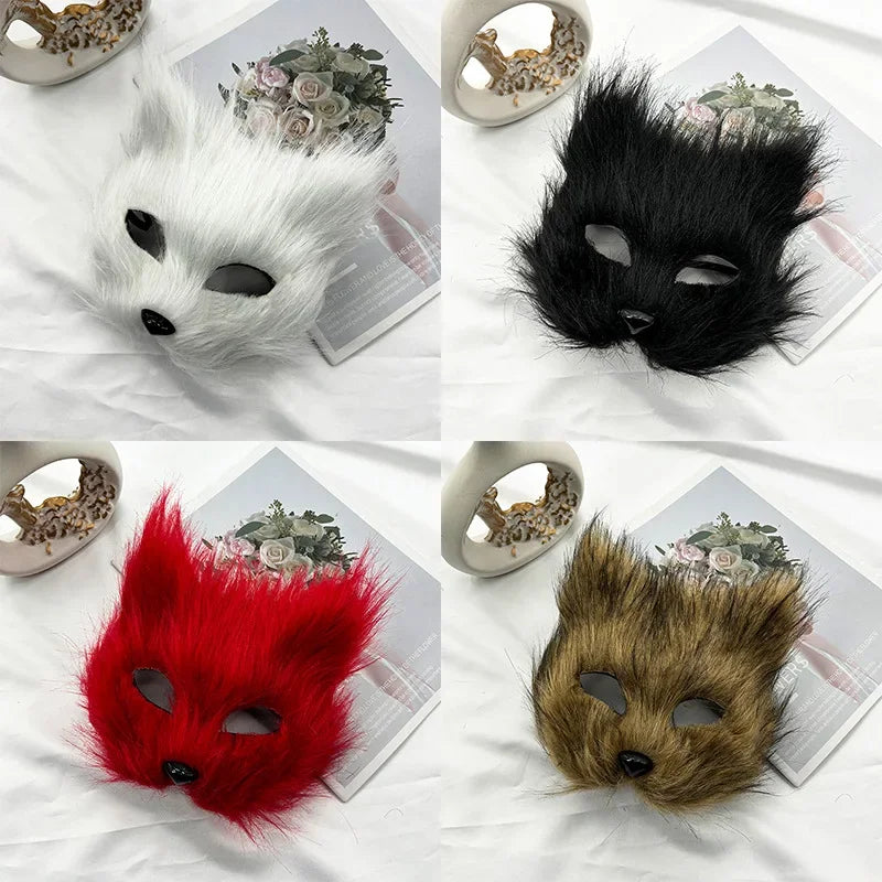 Long Hair Fox Mask