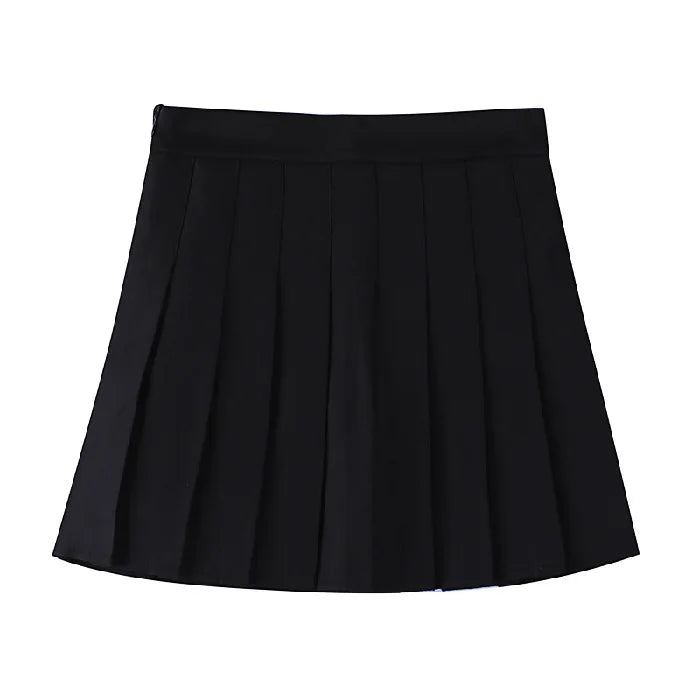 Summer  Mini Skirts  Pleated