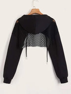 Street Sport Crop Hoodie