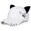 Cat Ear Pin  Baseball Cap