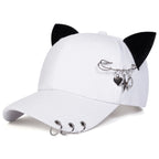 Cat Ear Pin  Baseball Cap
