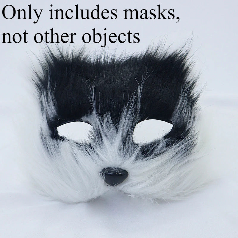 Long Hair Fox Mask