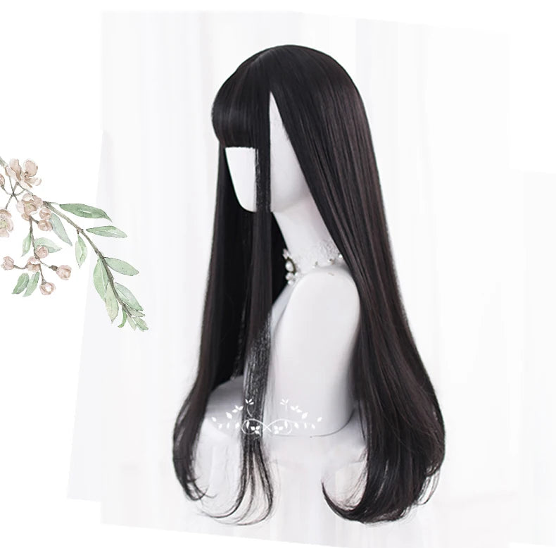 AS Long Straight Synthetic Wig