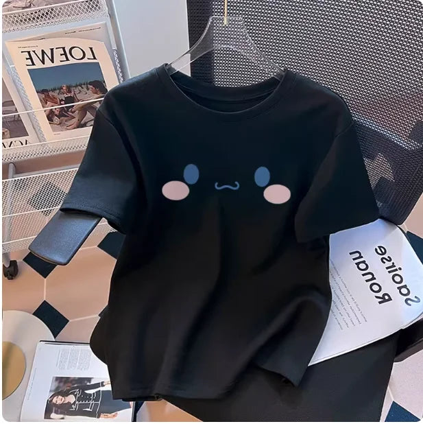Sanrio Cinnamoroll Printed Casual Loose T-shirt