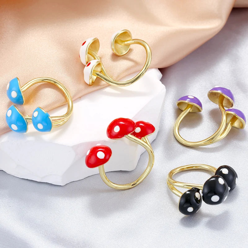 ZHUKOU  Mushroom shaped Ring