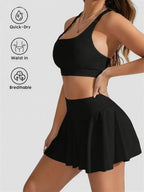 High Waist Sports Skirt