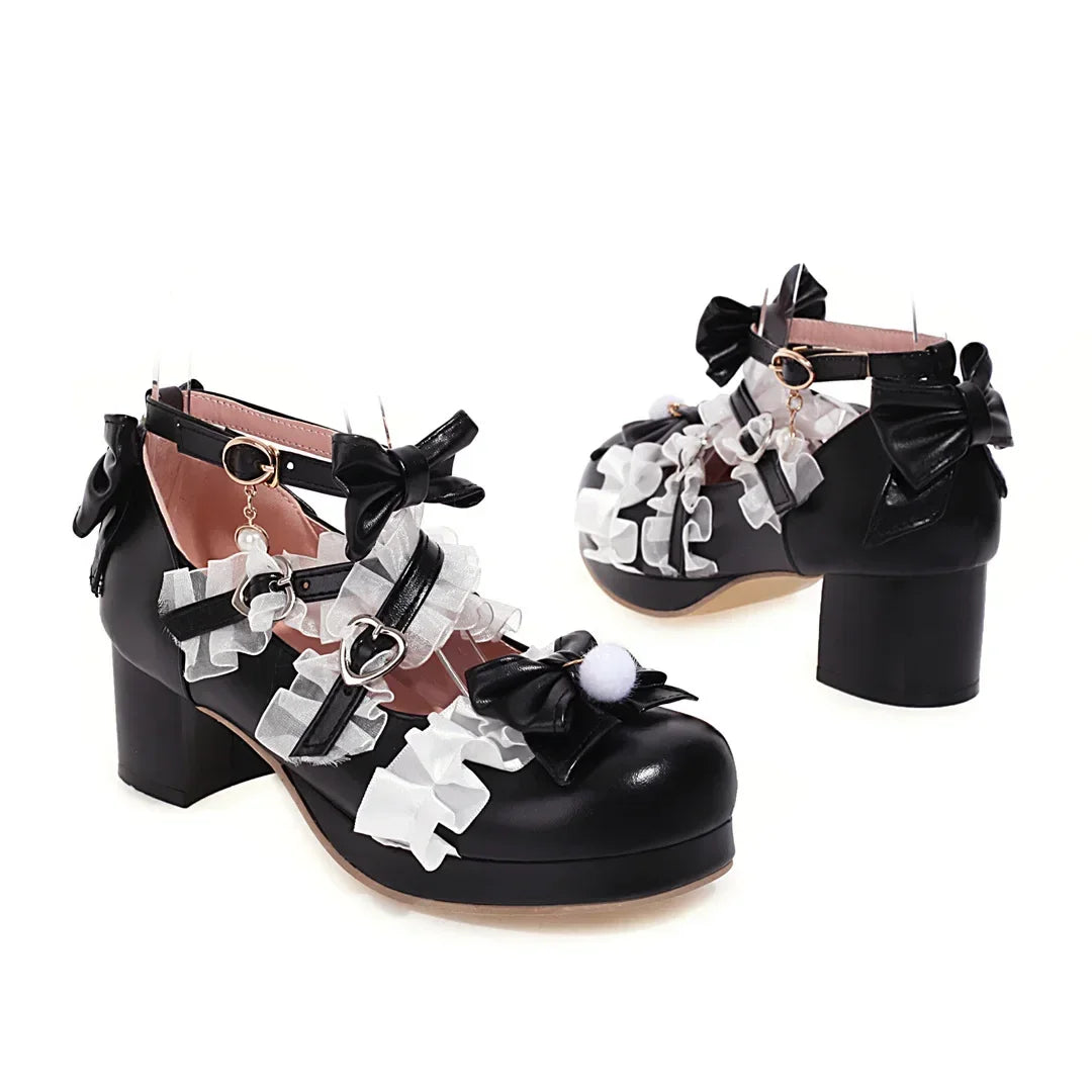 Cross Strap  High Heels Pumps