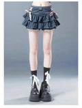 Sweet Kawaii  Gothic Mini Denim Skirts