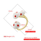 ZHUKOU  Mushroom shaped Ring