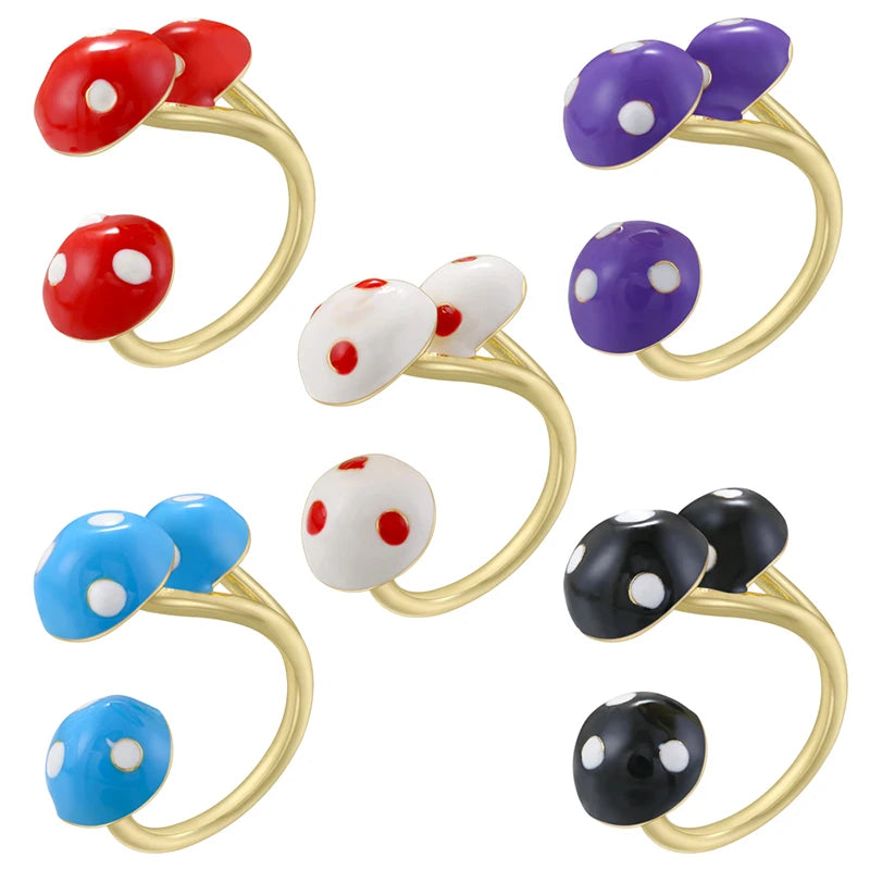 ZHUKOU  Mushroom shaped Ring