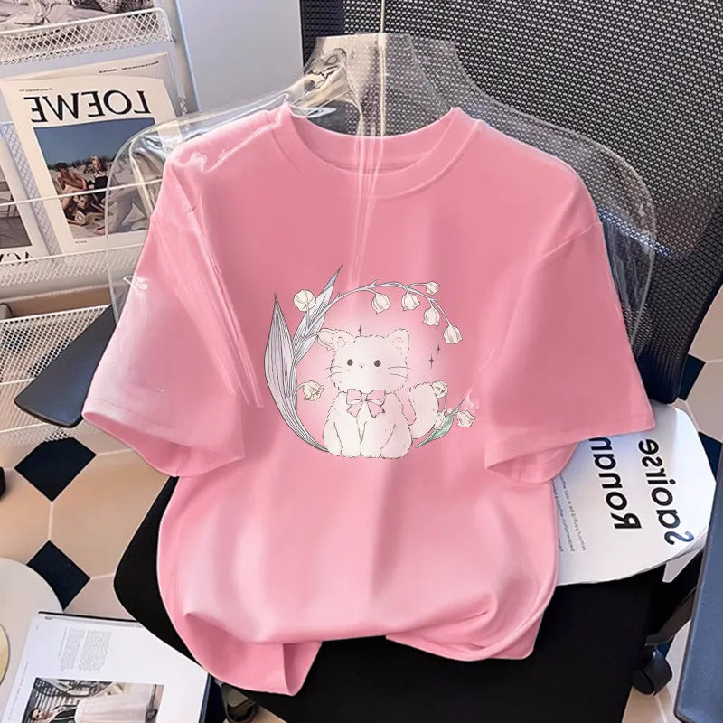 Cute Pure Cotton T-shirt