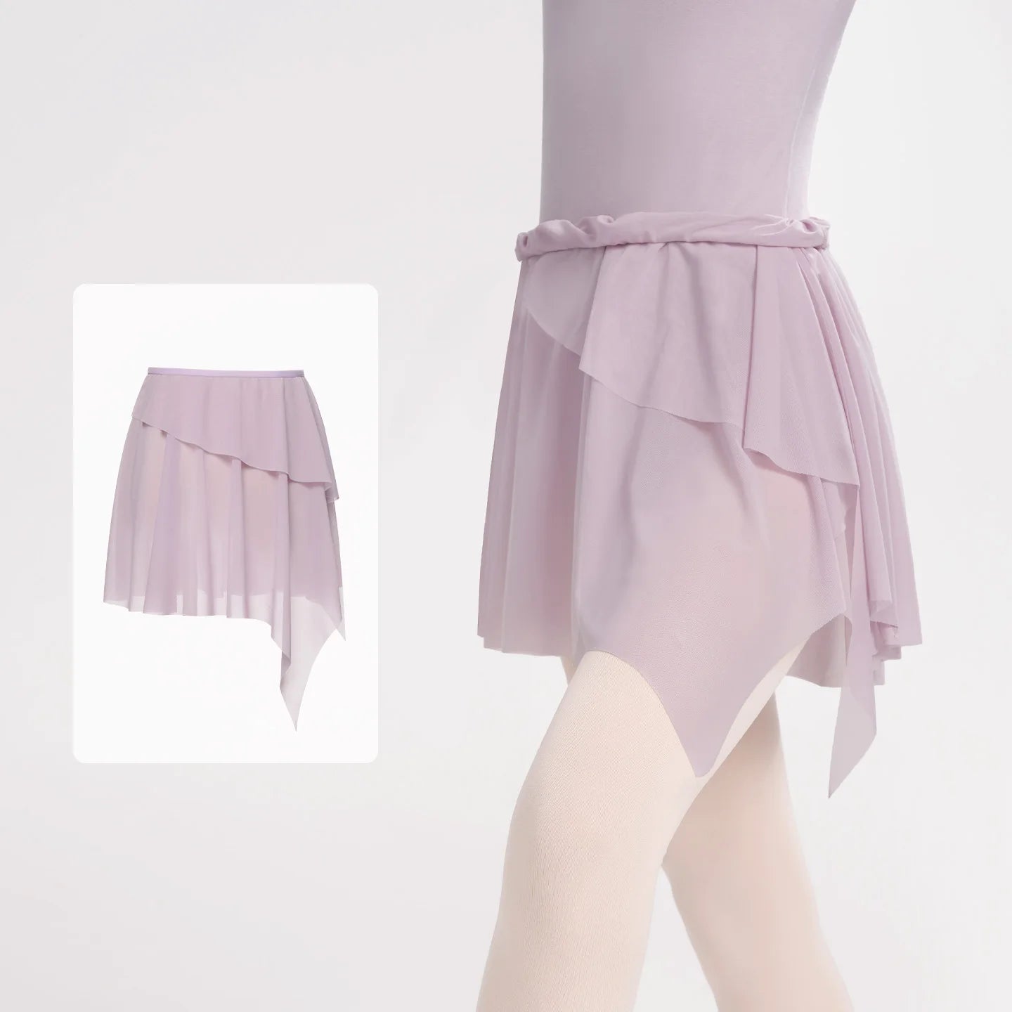 Soft Irregular  Mesh Ballet Skirts