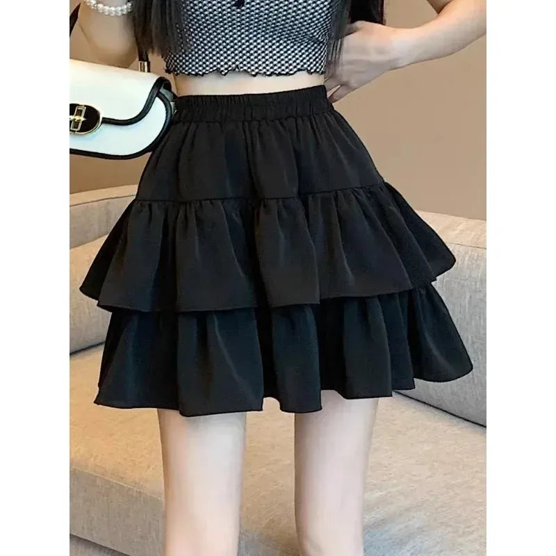 Cute Tiered Ruffle Skirt