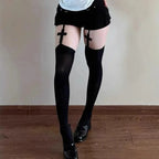 Wide-banded Velvet  Thigh High