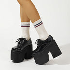 Chunky Heeled Pumps