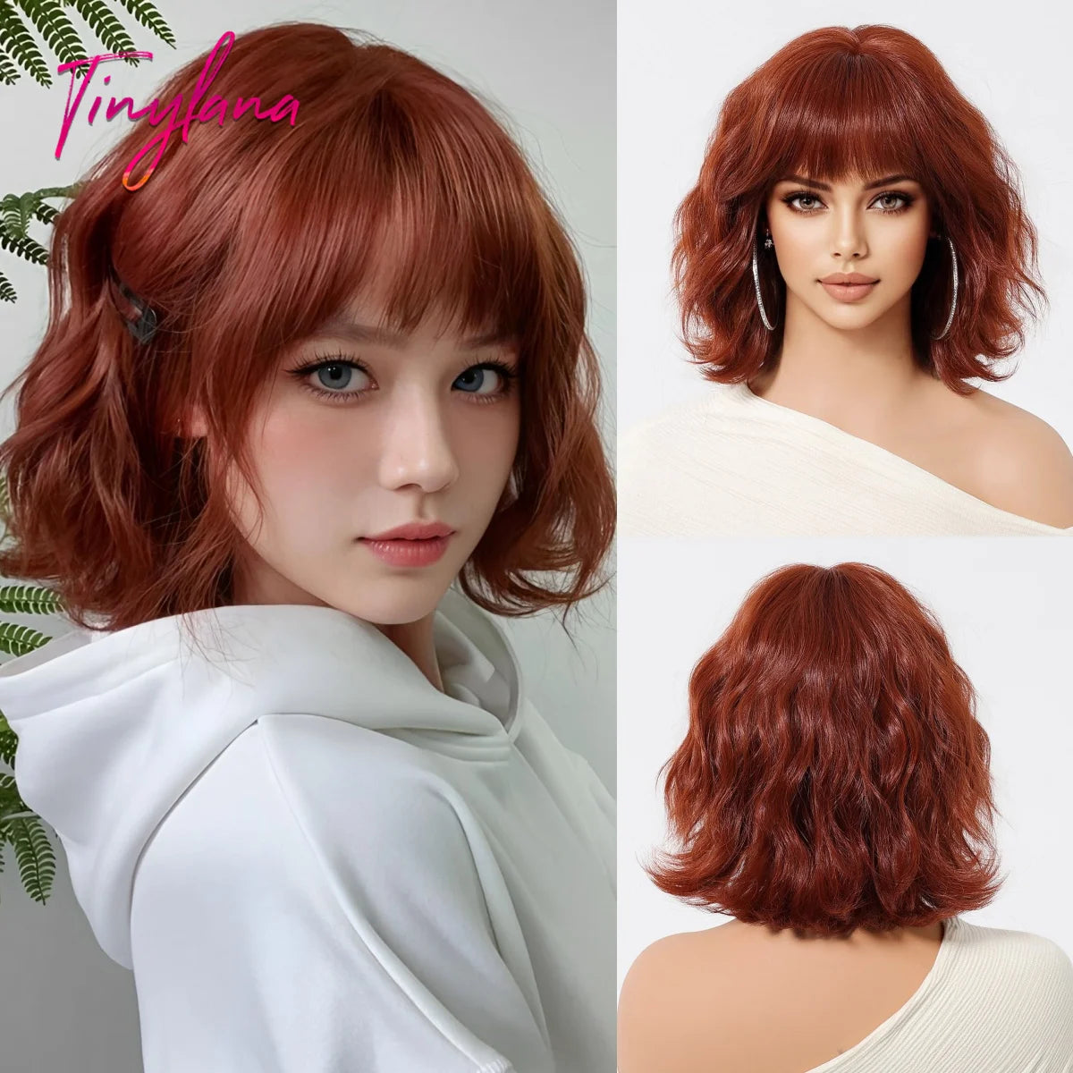 Short  Wavy Synthetic Wigs