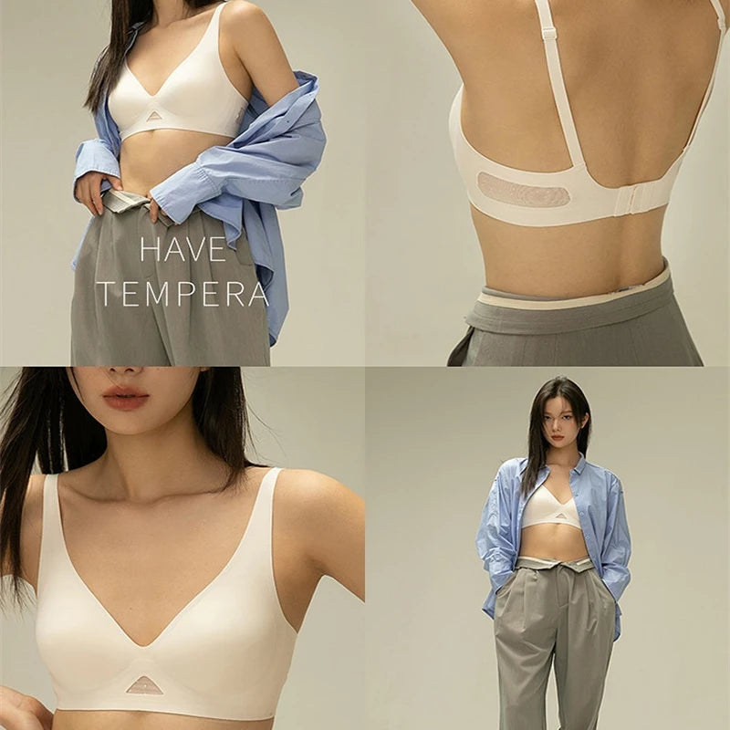 Wire Free Push Up  Bra