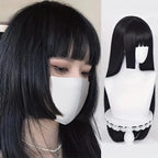Natural Long Straight Synthetic  Wig