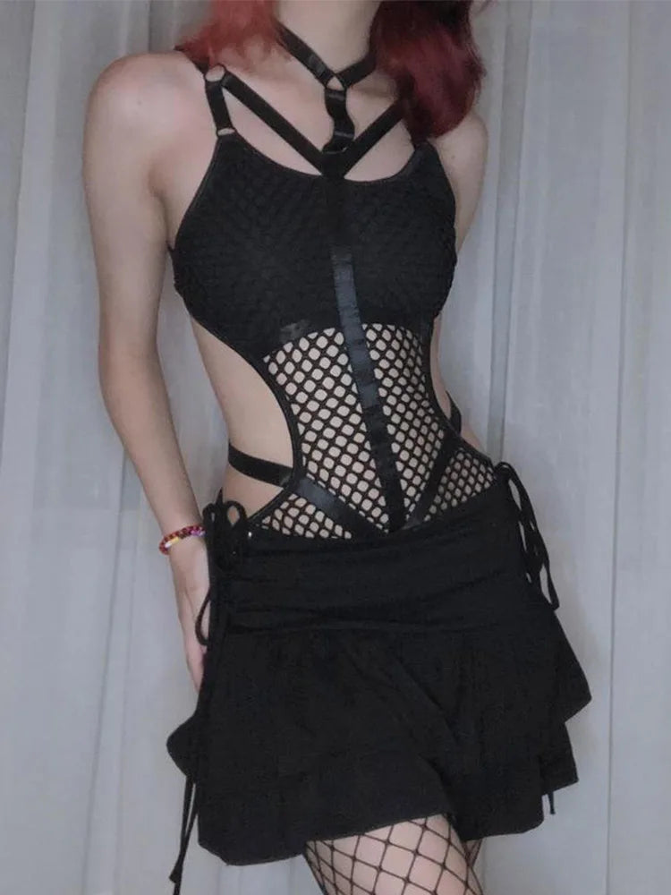 AltGoth  Fishnet  Bodysuit