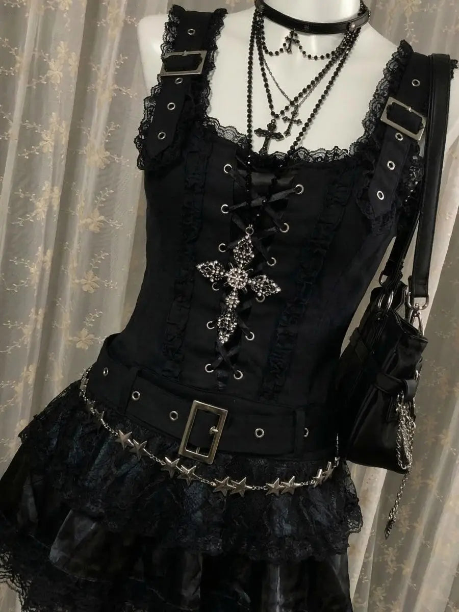 Goth  Lolita Y2k  Dress