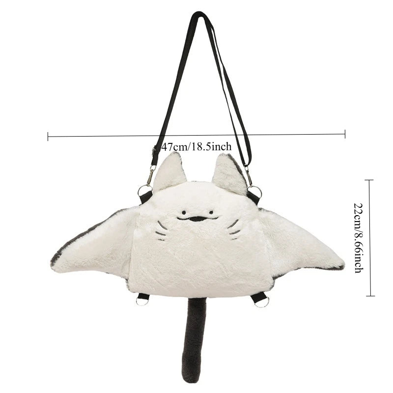 Manta Ray Plush Backpack