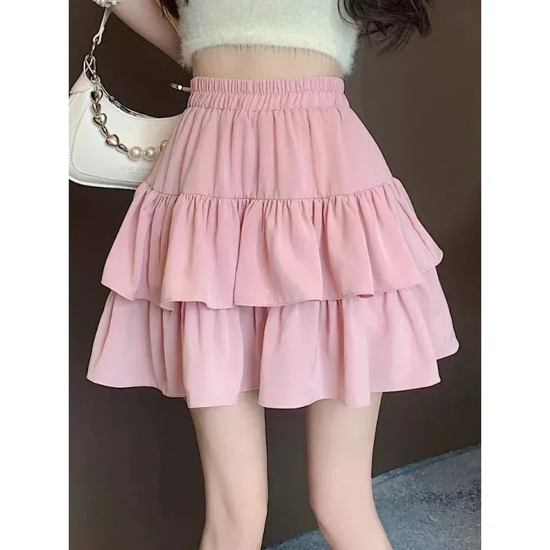 Cute Tiered Ruffle Skirt