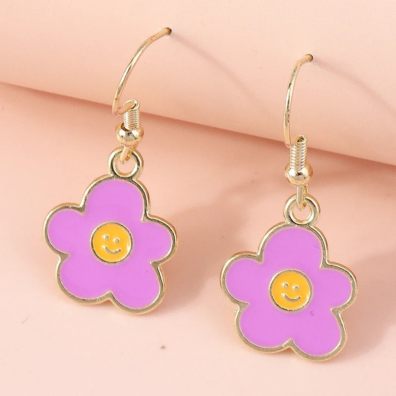 1pc Lovely Flower Earrings
