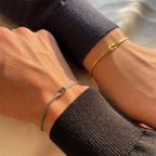 EMancoStainless Steel Gold Plated Knotted  Bracelets