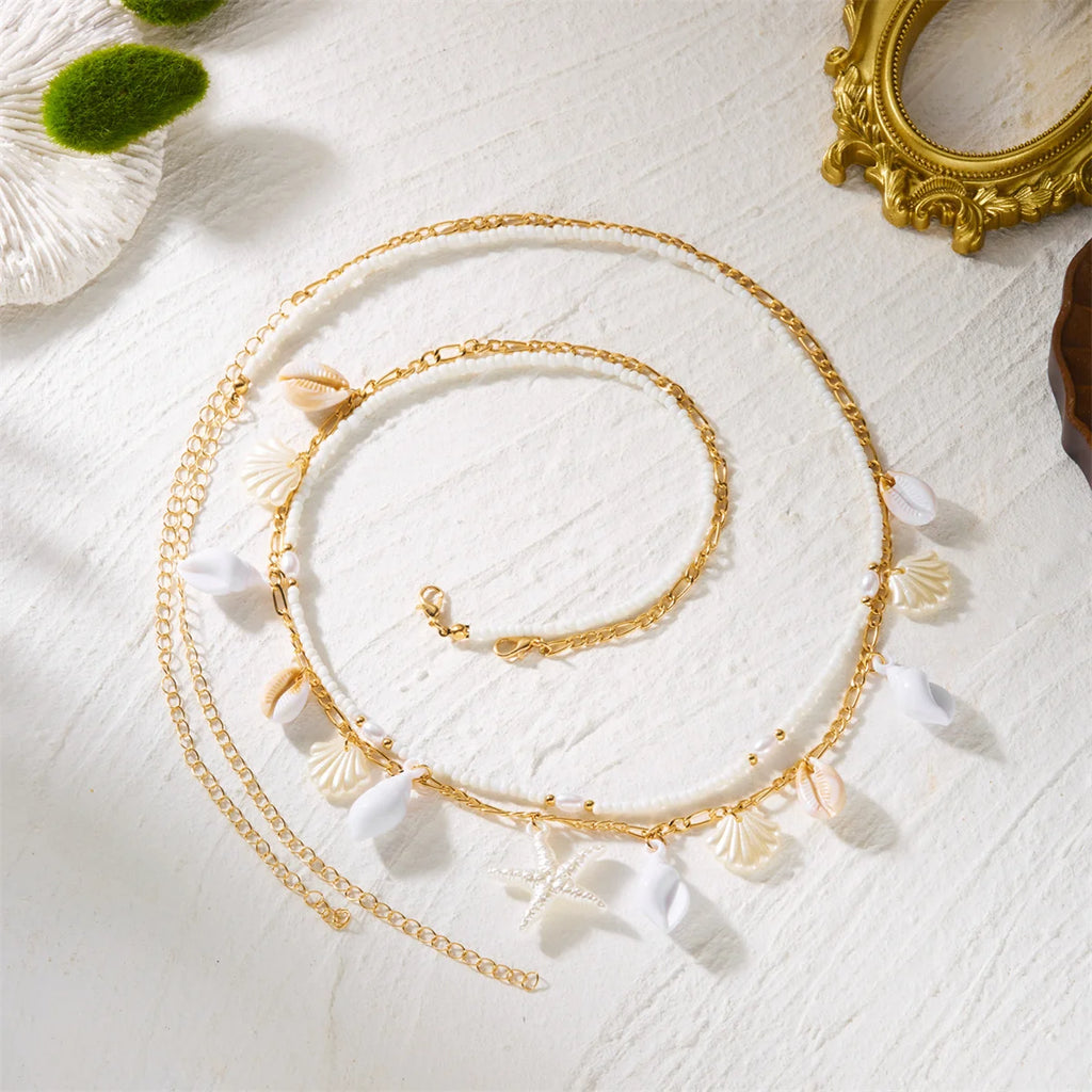 Summer Beach Shell Waist Chain