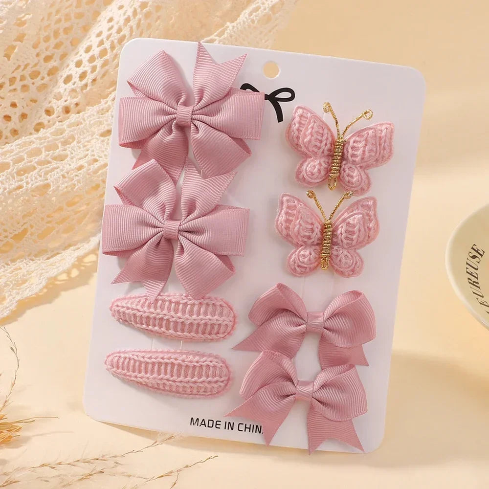 BABY BOWS 8Pcs/Set Butterfly Hair Clips
