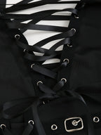 Gothic dress with V-neck