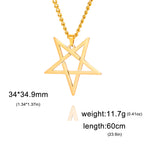 Unift Inverted Pentagram  Necklace