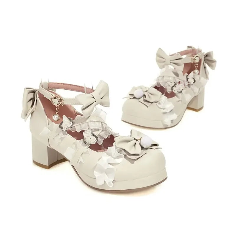 Cross Strap  High Heels Pumps