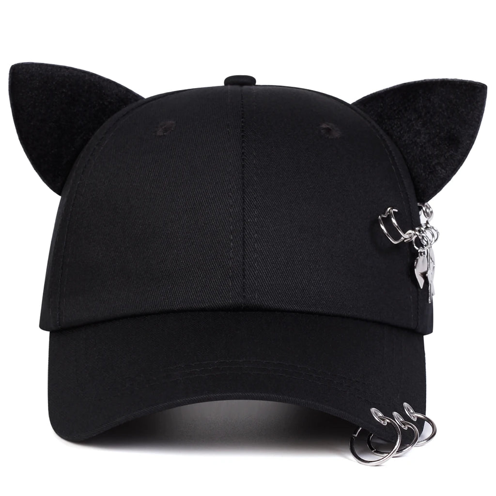 Cat Ear Pin  Baseball Cap