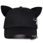 Cat Ear Pin  Baseball Cap